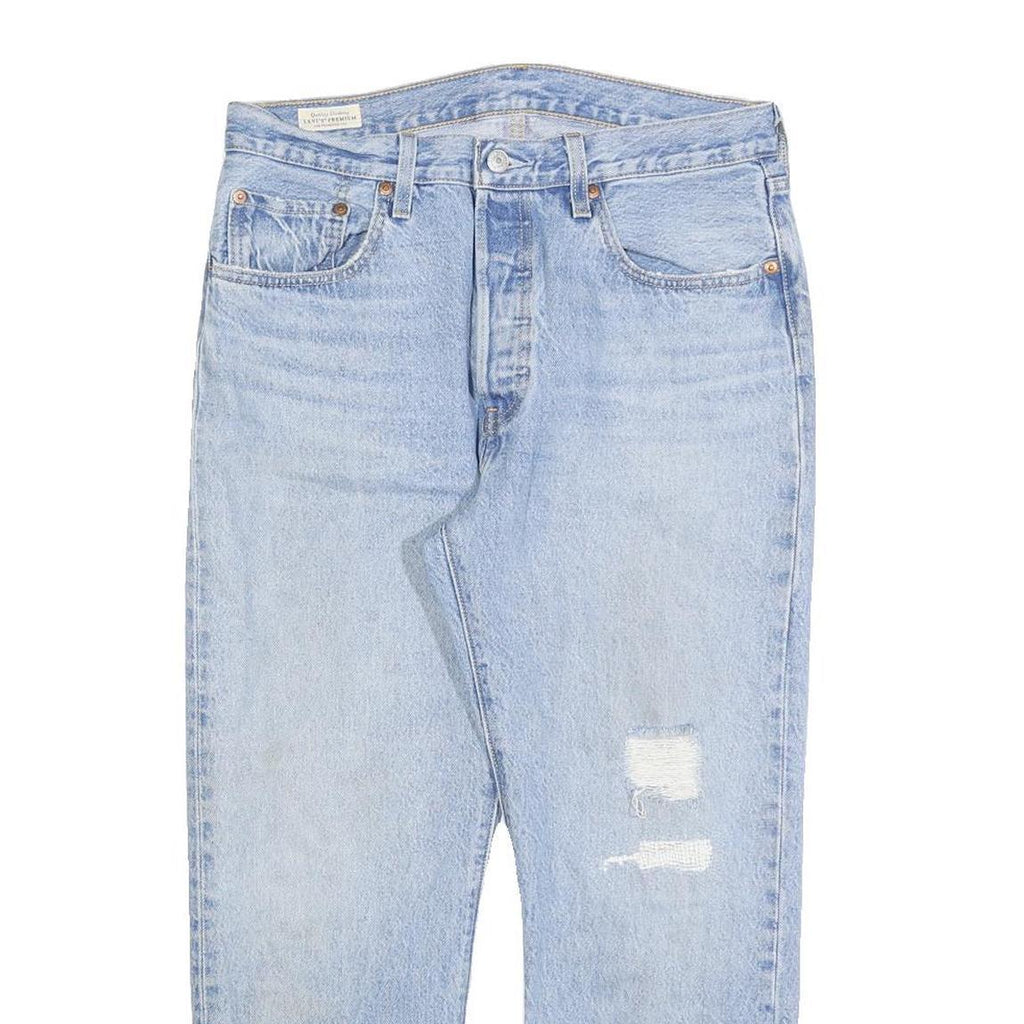 LEVI'S 501 BIG E Womens Jeans Blue Regular Straight Denim Light W30 L26 Vintage