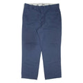 DICKIES Mens Trousers Blue Regular Tapered W36 L30