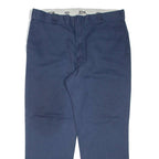 DICKIES Mens Trousers Blue Regular Tapered W36 L30