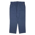 DICKIES Mens Trousers Blue Regular Tapered W36 L30