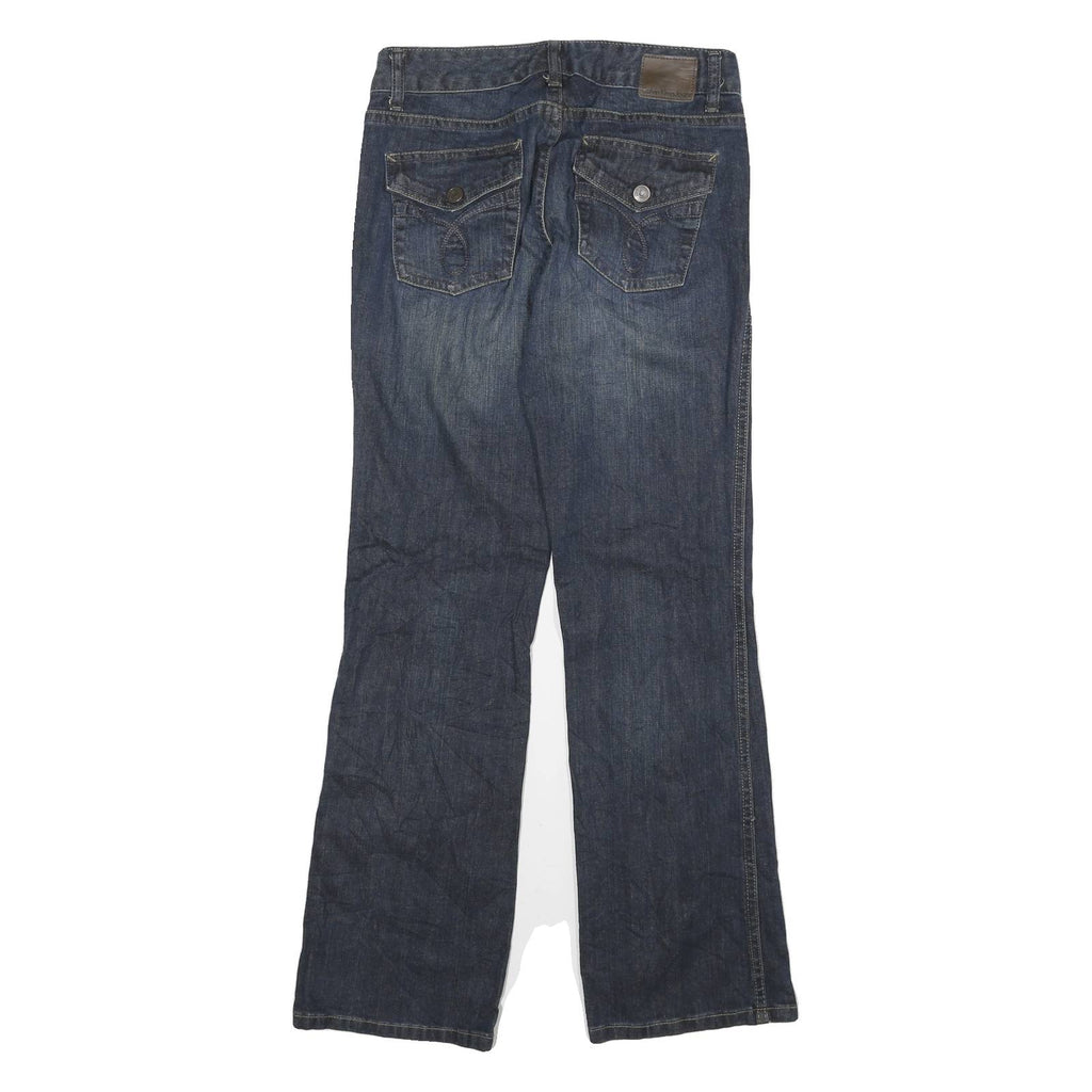 CALVIN KLEIN Womens Regular Fit Blue Denim Jeans W28 L29 Stylish Cotton Blend
