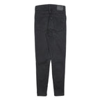 LEVI'S Womens Slim Black Denim Slim Jeans W27 L28 Stylish Cotton Blend Zip