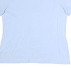 ADIDAS Mens Light Blue Cotton T-Shirt XL Short Sleeve Crew Neck Logo Print