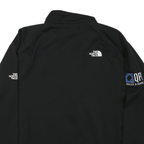 THE NORTH FACE Mens Black Zip Track Jacket 2XL Polyester Blend Logo Sleeve