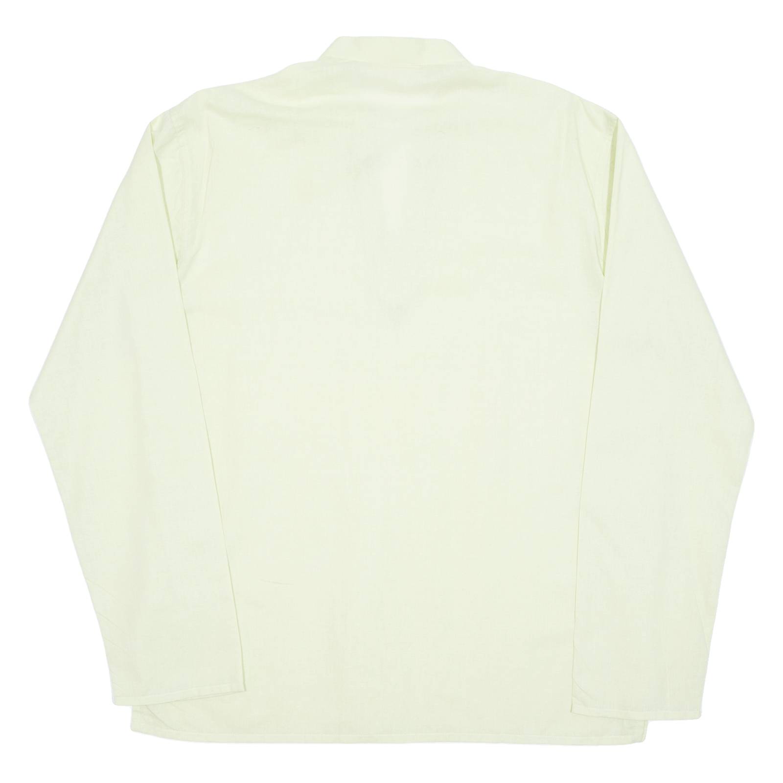 Womens Top Green V-Neck Long Sleeve M