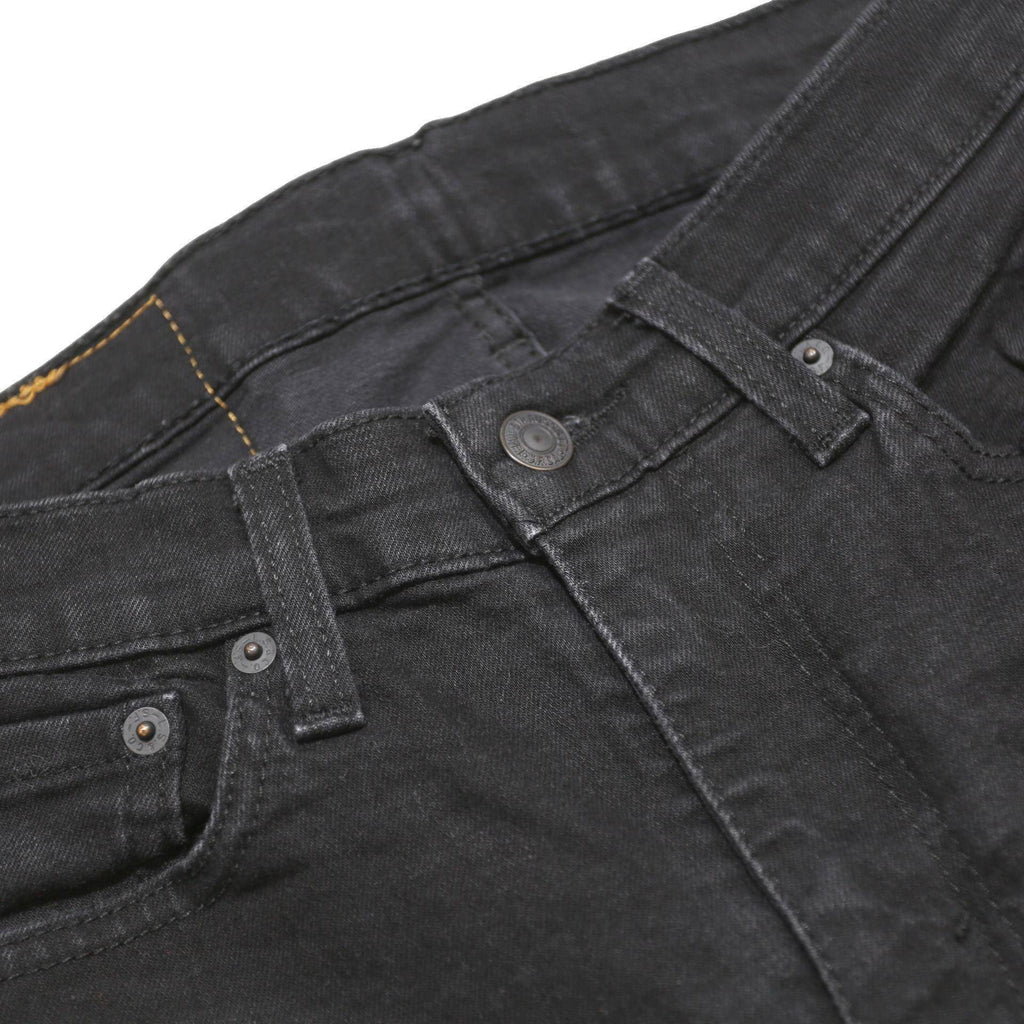 LEVI'S 519 Hi-Ball Mens Jeans Black Slim Skinny Denim W27 L27 Zip
