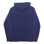 ADIDAS Womens Blue Hoodie M Cotton Blend Pullover Sweatshirt Casual