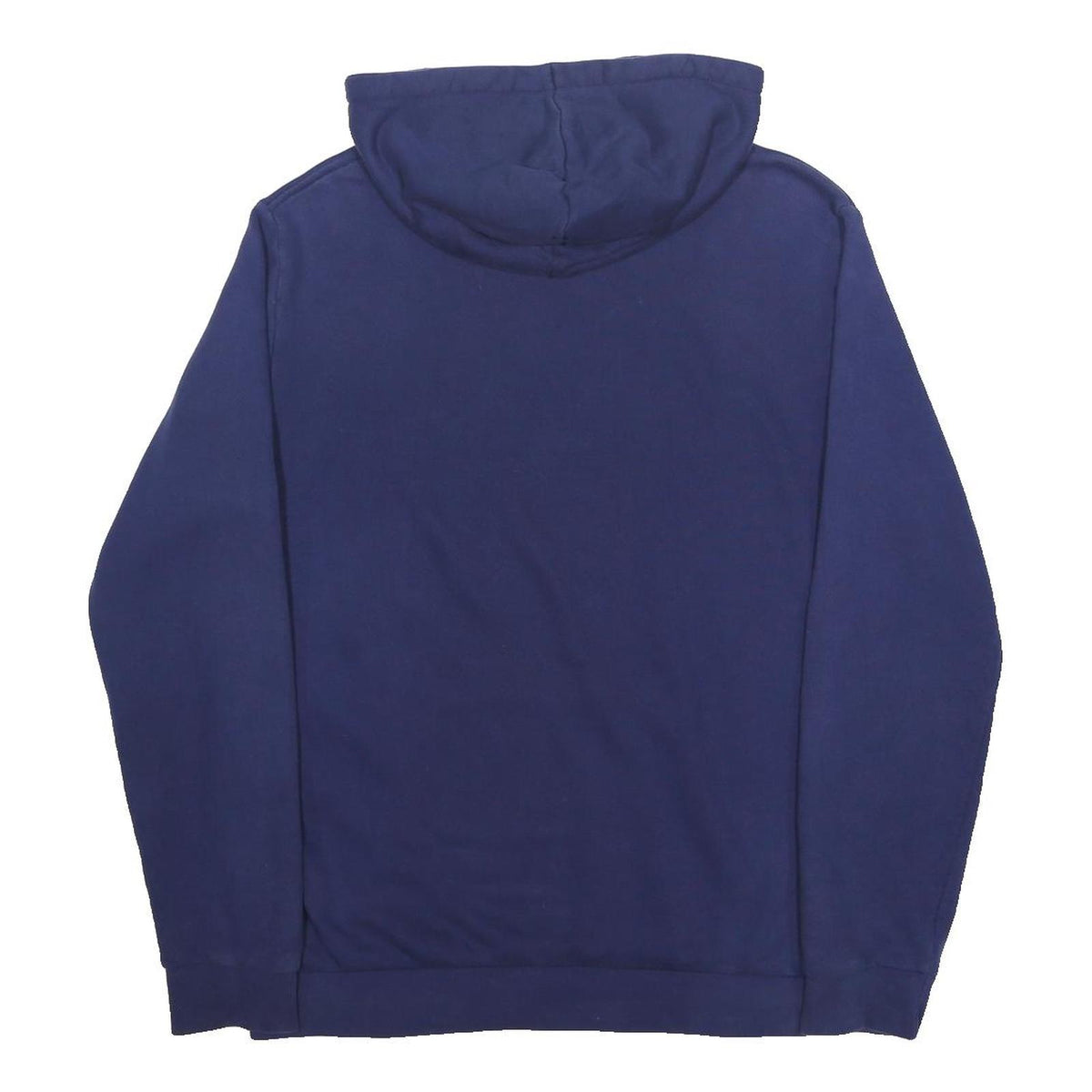 ADIDAS Womens Blue Hoodie M Cotton Blend Pullover Sweatshirt Casual