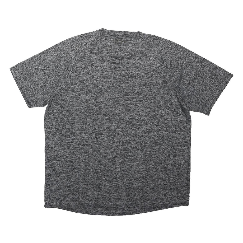 UNDER ARMOUR Mens Grey Sweatshirt XL Crew Neck Short Sleeve Athletic Activewear