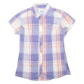COLUMBIA Womens Shirt Purple Check M
