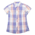 COLUMBIA Womens Shirt Purple Check M