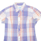 COLUMBIA Womens Shirt Purple Check M