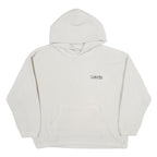 LEVI'S Mens White Pullover Hoodie L Cotton Soft Comfort