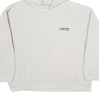 LEVI'S Mens White Pullover Hoodie L Cotton Soft Comfort