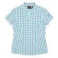 MAMMUT Womens Blue & White Checked Shirt S Lightweight Casual Outdoor
