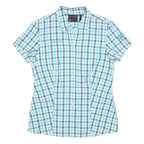 MAMMUT Womens Blue & White Checked Shirt S Lightweight Casual Outdoor