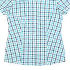 MAMMUT Womens Blue & White Checked Shirt S Lightweight Casual Outdoor