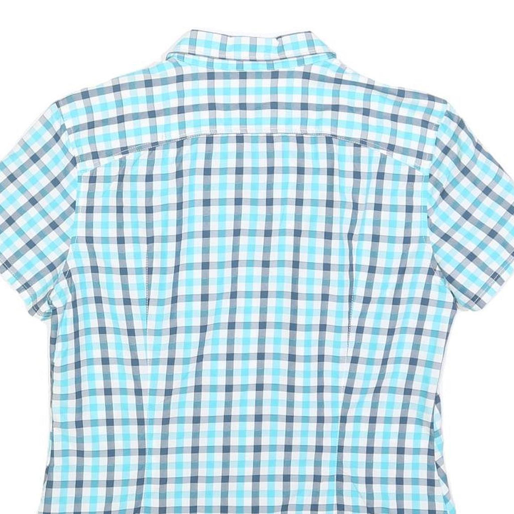 MAMMUT Womens Blue & White Checked Shirt S Lightweight Casual Outdoor