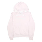 CHAMPION Womens Pink Pullover Hoodie S Cotton Blend Classic Logo Casual