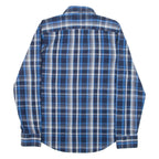 PENGUIN Heritage Slim Fit Mens Shirt Blue Check Long Sleeve S