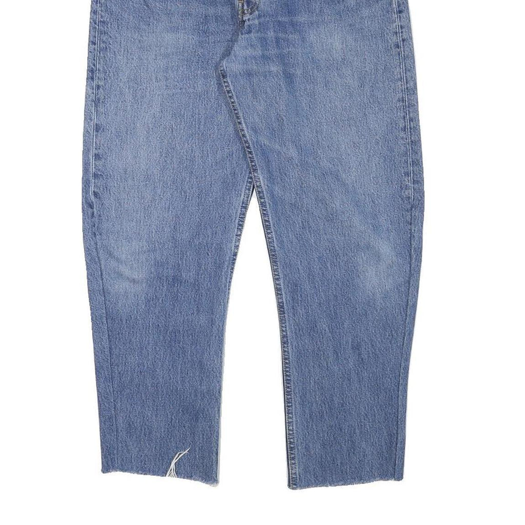 LEVI'S Mens Blue Relaxed Straight Denim Light W31 L25 Studded Pocket Jeans