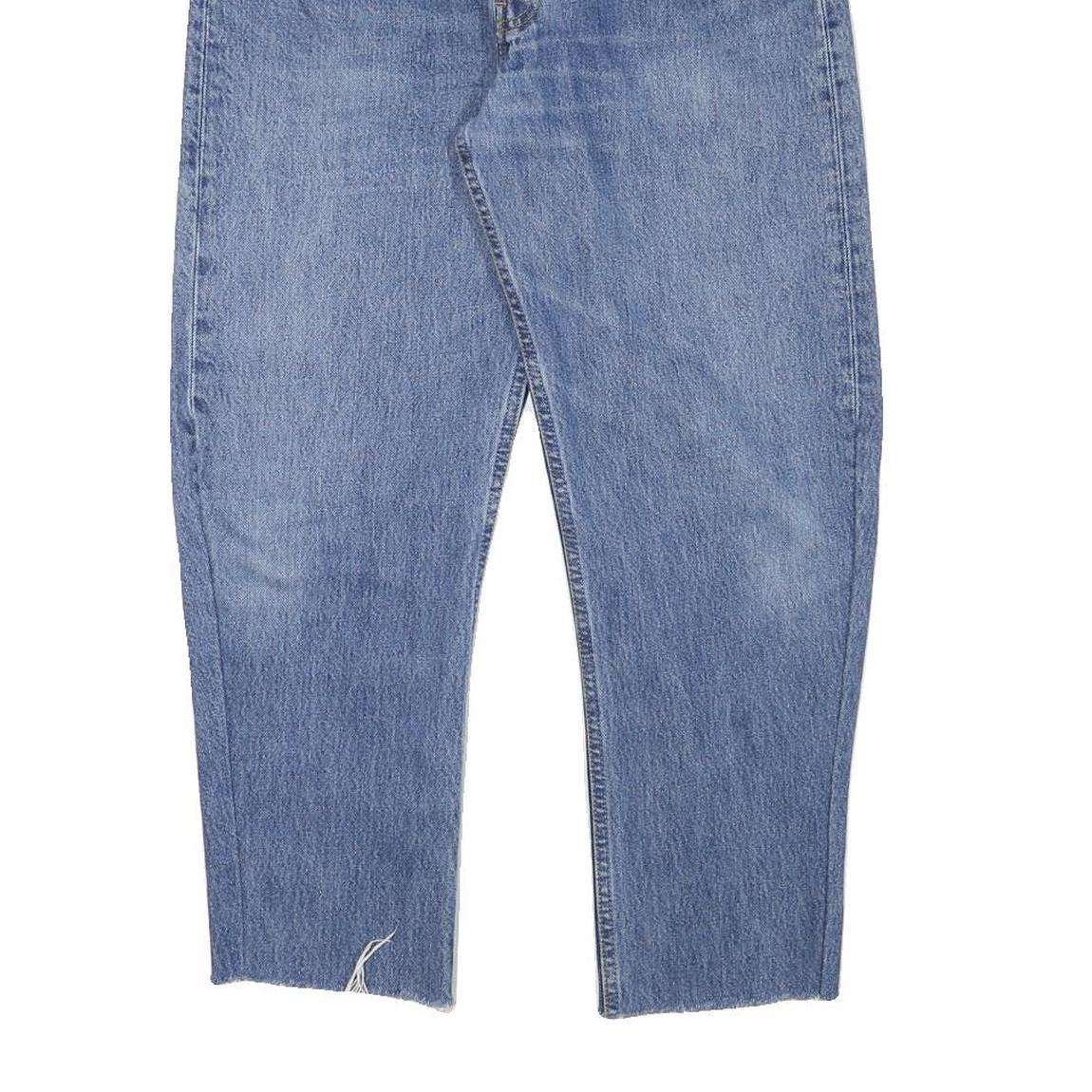 LEVI'S Mens Blue Relaxed Straight Denim Light W31 L25 Studded Pocket Jeans