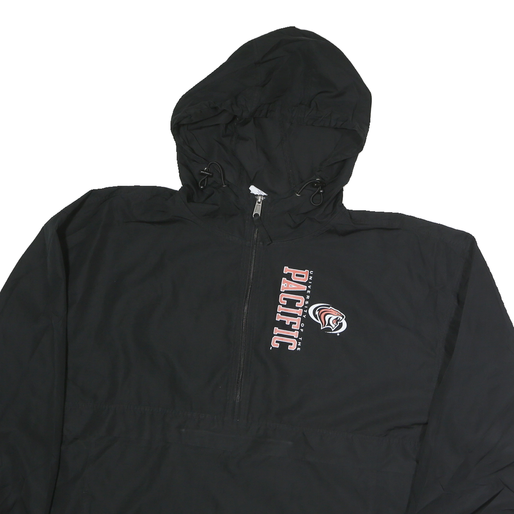 CHAMPION Mens Black University Of The Pacific Zip Jacket XL Polyester Sportswear