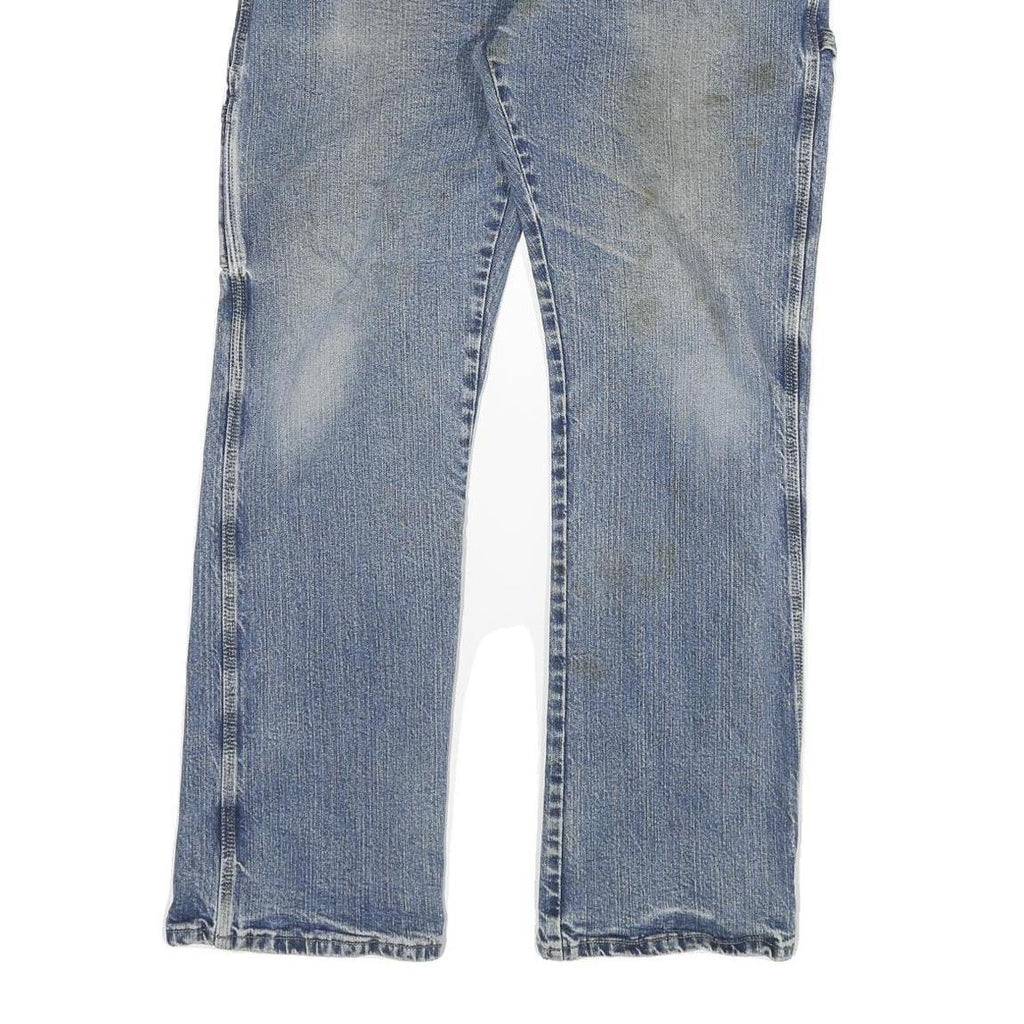 DICKIES Mens Regular Fit Blue Denim Jeans W36 L32 Workwear Zip Closure