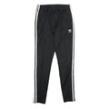 ADIDAS Womens Joggers Black & White Slim Tapered UK 6 W26 L29 Classic Sportswear