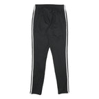 ADIDAS Womens Joggers Black & White Slim Tapered UK 6 W26 L29 Classic Sportswear