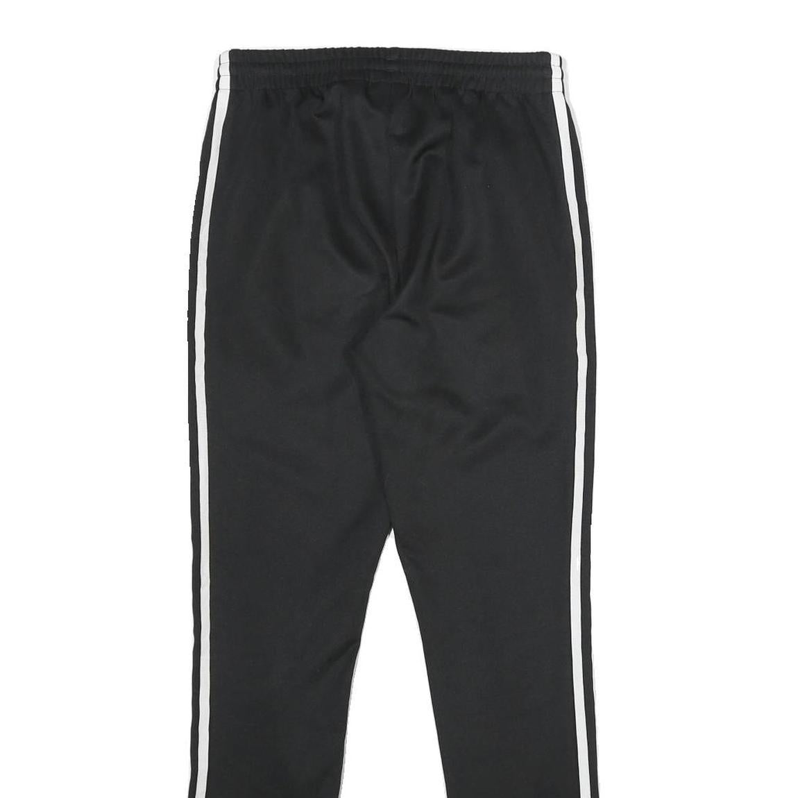 ADIDAS Womens Joggers Black & White Slim Tapered UK 6 W26 L29 Classic Sportswear