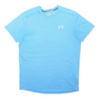 UNDER ARMOUR Mens Blue Athletic T-Shirt M Short Sleeve Crew Neck Performance Top