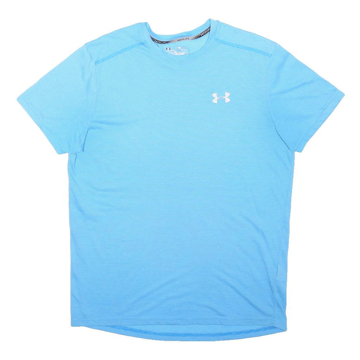 UNDER ARMOUR Mens Blue Athletic T-Shirt M Short Sleeve Crew Neck Performance Top