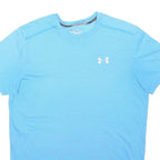 UNDER ARMOUR Mens Blue Athletic T-Shirt M Short Sleeve Crew Neck Performance Top