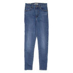 LEVI'S Mile High BIG E Womens Jeans Blue Slim Skinny Stone Wash W27 L28