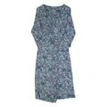 WHITE STUFF Womens Day Dress Grey Floral Long UK 10