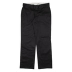 DICKIES 774 Womens Trousers Black Regular Straight W31 L31