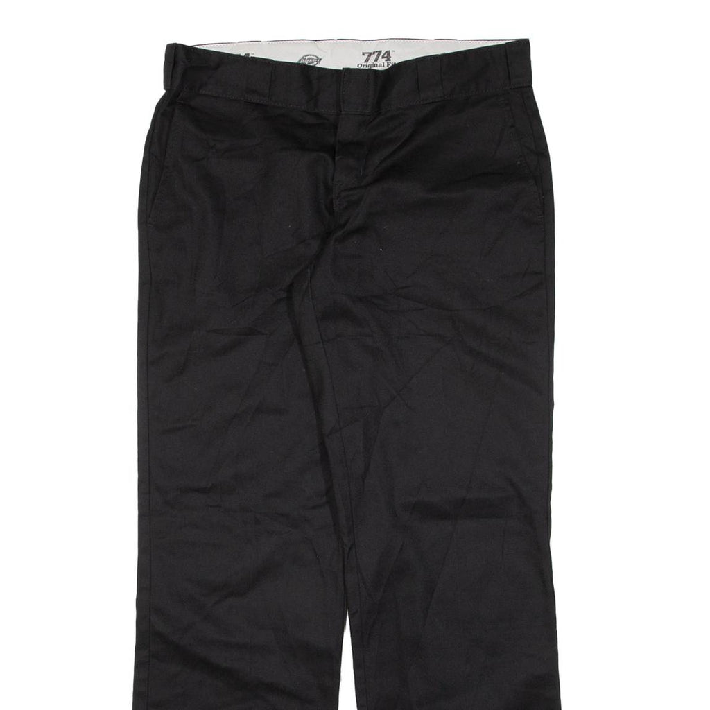 DICKIES 774 Womens Trousers Black Regular Straight W31 L31