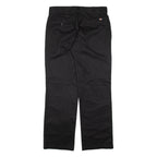 DICKIES 774 Womens Trousers Black Regular Straight W31 L31