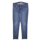LEVI'S 711 Womens Slim Blue Denim Light W28 L26 Zip Jeans