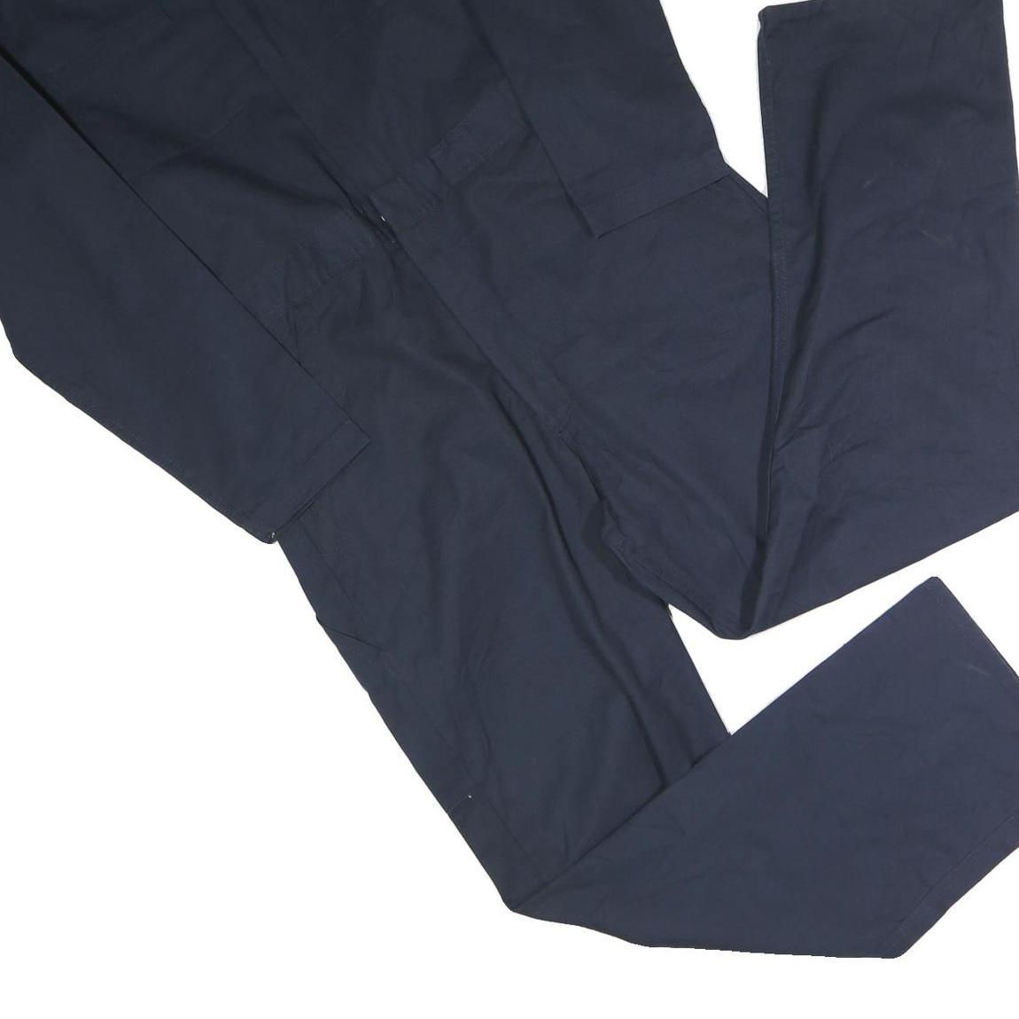 DICKIES Mens Navy Blue Cotton Blend Classic Dungarees M W36 L29 Workwear Overall