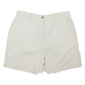 LIZ CLAIBORNE Petite Womens Chino Shorts White L W36