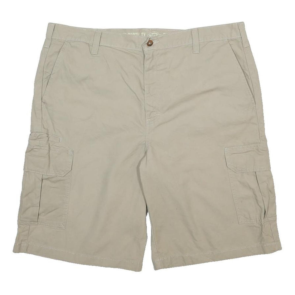 DICKIES Mens Shorts Beige Casual Cargo XL W38 Durable Cotton Blend Pockets
