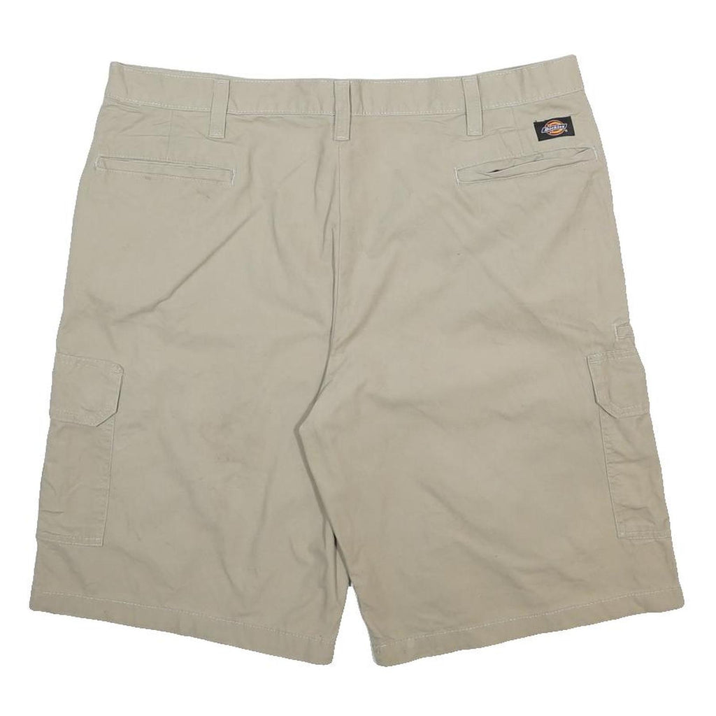 DICKIES Mens Shorts Beige Casual Cargo XL W38 Durable Cotton Blend Pockets