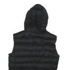 PHILIPP PLEIN Mens Black Hooded Zip-Up Sleeveless Polyester Jacket M