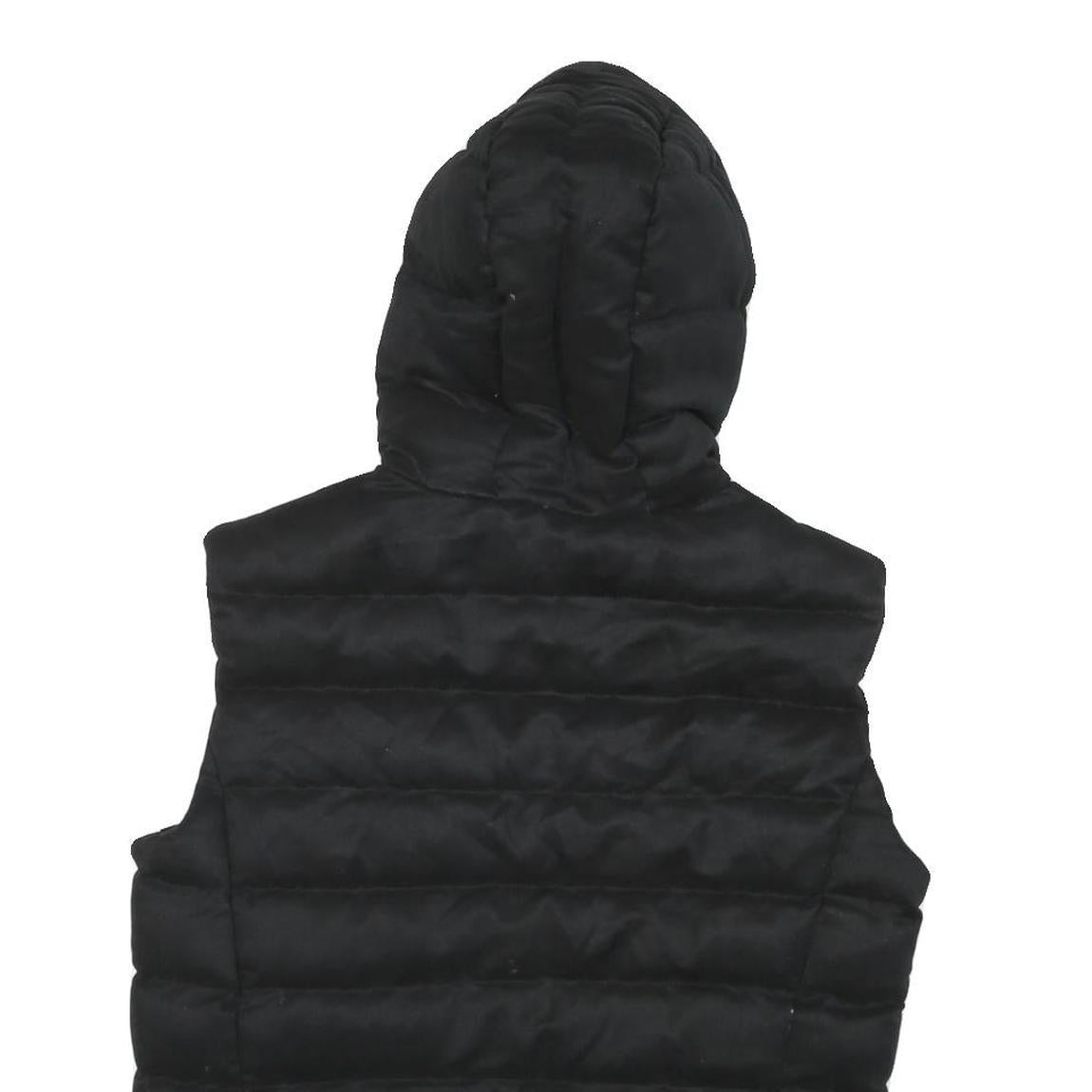 PHILIPP PLEIN Mens Black Hooded Zip-Up Sleeveless Polyester Jacket M