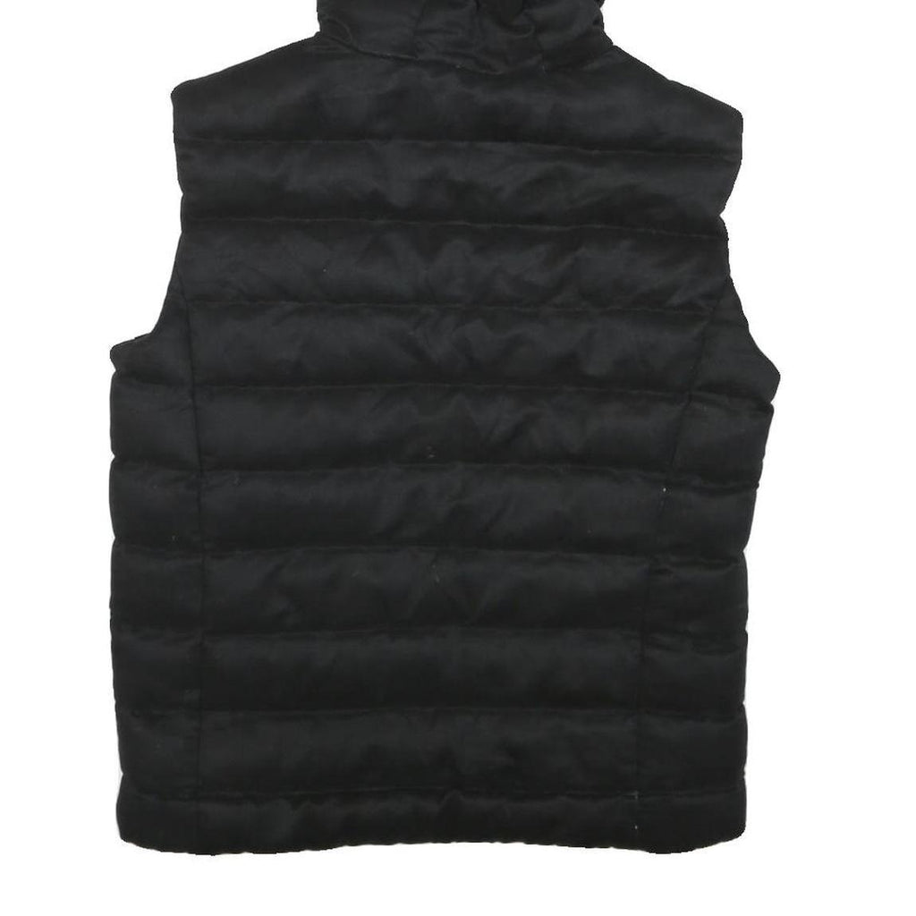 PHILIPP PLEIN Mens Black Hooded Zip-Up Sleeveless Polyester Jacket M