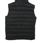 PHILIPP PLEIN Mens Black Hooded Zip-Up Sleeveless Polyester Jacket M