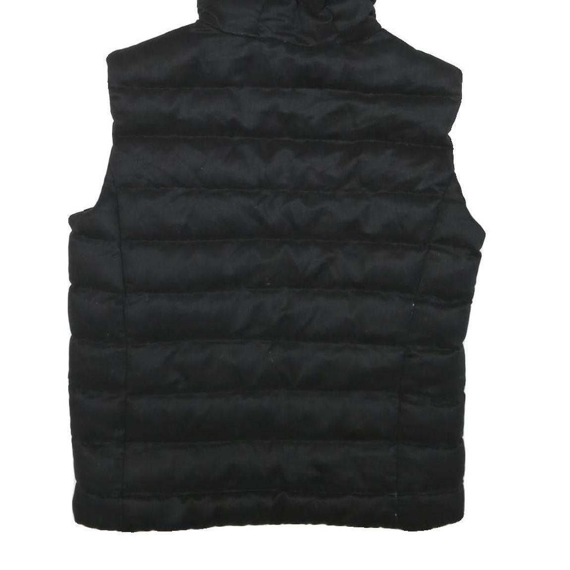 PHILIPP PLEIN Mens Black Hooded Zip-Up Sleeveless Polyester Jacket M