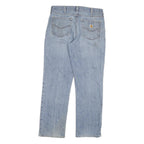 CARHARTT Mens Jeans Blue Regular Straight Denim Medium W32 L34 Durable Workwear